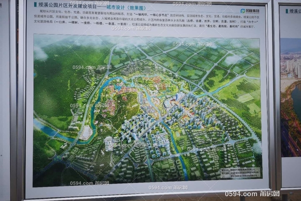 首发：莆田绶溪公园片区城市设计效果图，延寿、上林安置选址