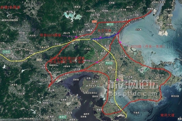 莆田新增2条国道，自制路线图